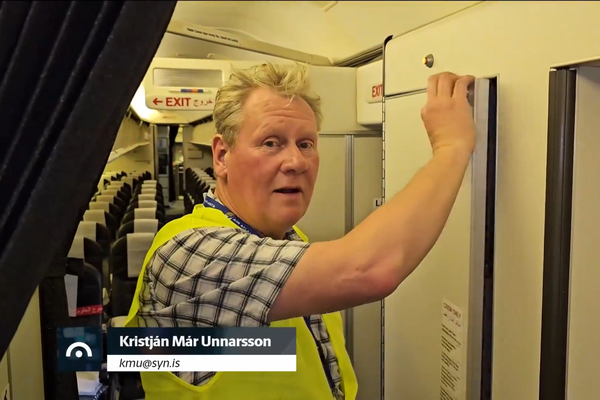 Leyniklefinn skoðaður