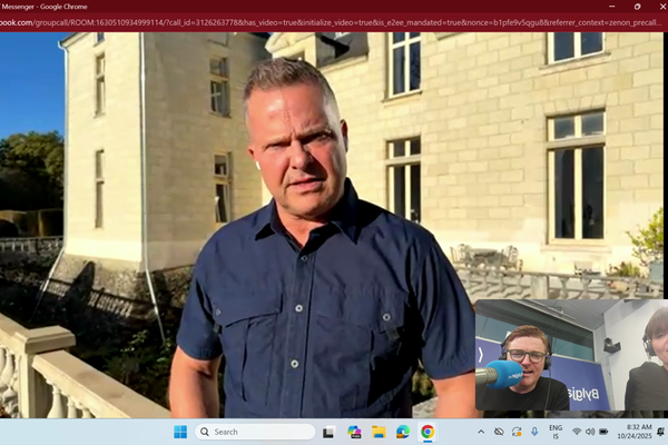 Gulli Helga var í beinni frá kastala í Frakklandi