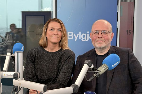 „Glannaskapur“ að hjóla í baðlónin