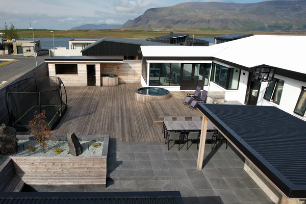 Einstakur garður í Mosfellsbænum