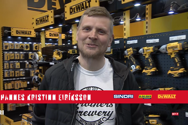 Iðnaðarmaður ársins 2022 er Hannes Kristinn Eiríksson