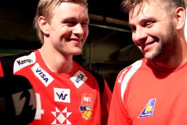 Aron: Byssan var heit í kvöld