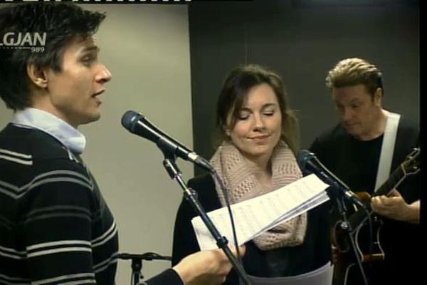 Garðar Thor Cortes og Valgerður Guðna tóku lagið hjá Hemma Gunn