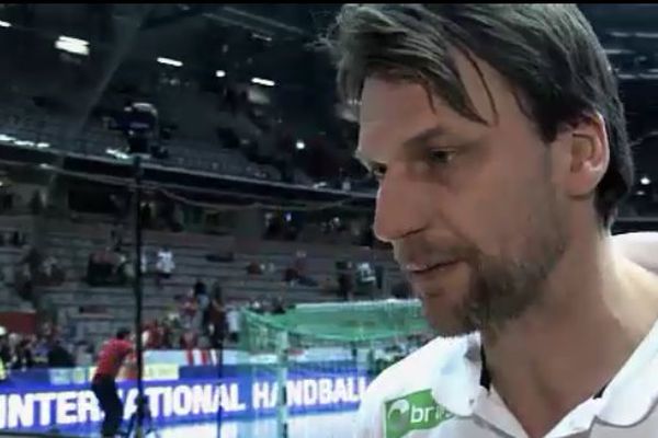 Hörður Magnússon ræðir við Robert Hedin þjálfara Noregs 