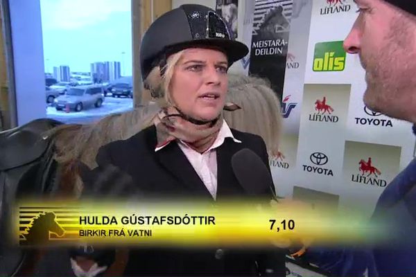 Meistaradeildin í hestaíþróttum - Fimmgangur - Hulda Gústafsdóttir