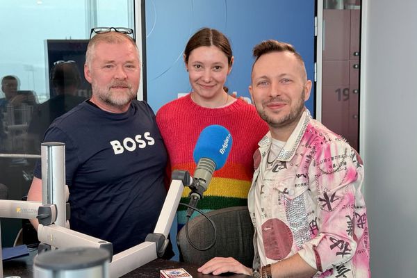 Úkraínskur flóttamaður sýnir töfrabrögð