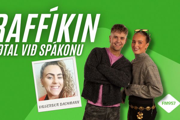 TRAFFÍKIN - Spákona talar um drauga og spáir fyrir Guðjóni og Jónu