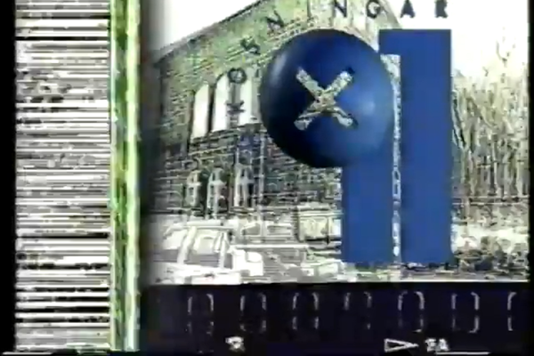 Kosningasjónvarp Stöðvar 2 árið 1991